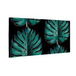 Zielone liście monstera