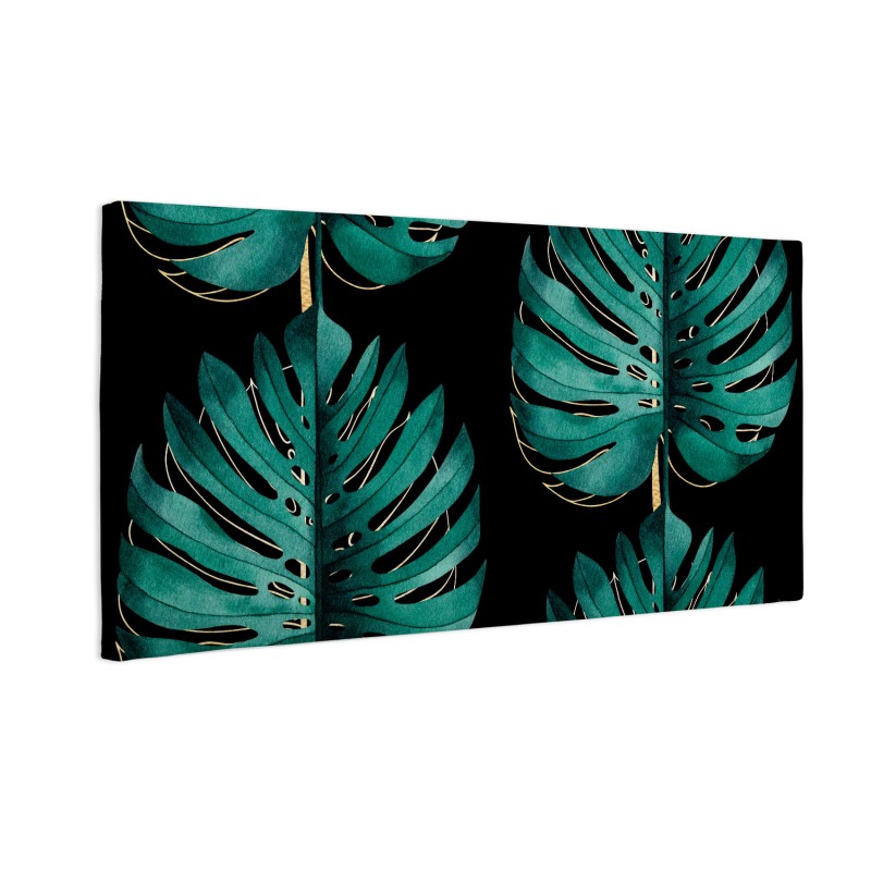 Zielone liście monstera