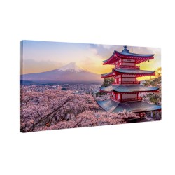 Góra Fuji o zachodzie