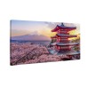 Góra Fuji o zachodzie