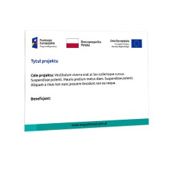 Tablica informacyjna unijna PCV