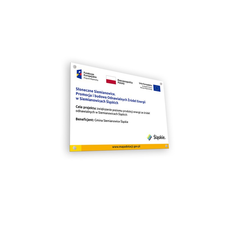 Tablica informacyjna unijna PCV