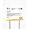 Tablica informacyjna unijna dibond