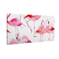 Akrylowe różowe flamingi