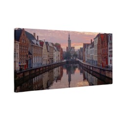 Widok na Brugia w Belgii