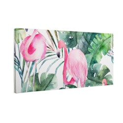 Akwarelowe flamingi