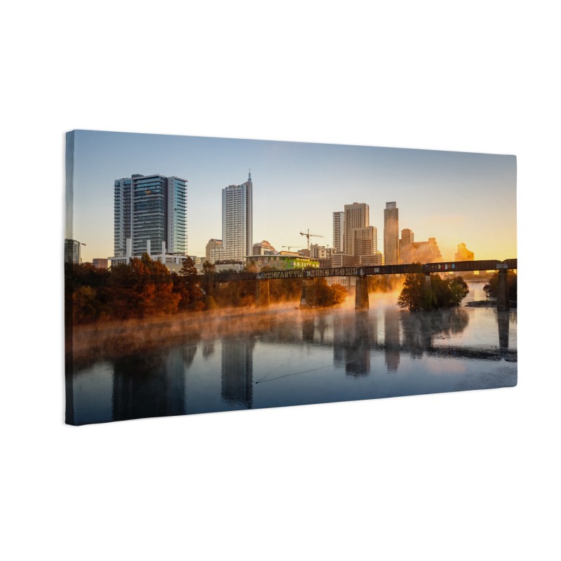 Mglista panorama Austin