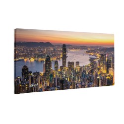 Hong Kong o zmierzchu