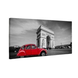 Czerwony Citroen 2CV