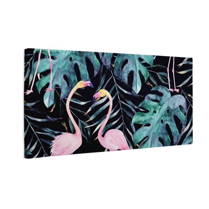 Akwarelowe flamingi