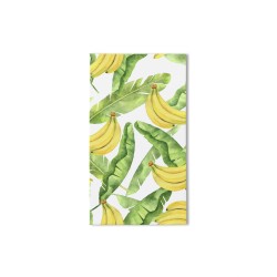 Liście bananowca, banany