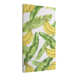 Liście bananowca, banany
