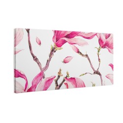 Różowe liście magnolii