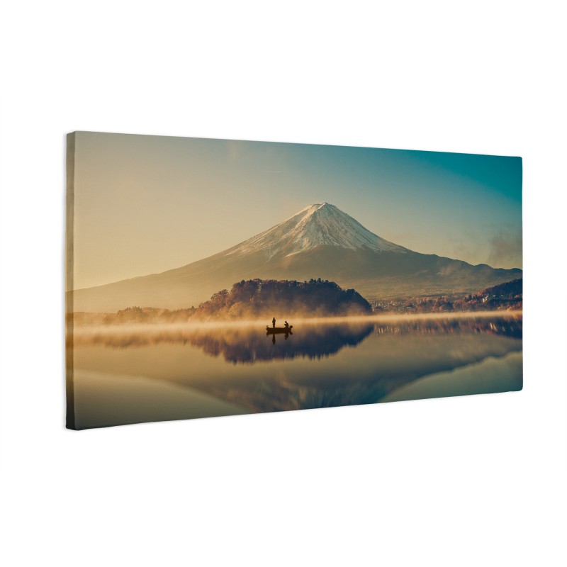 Góra Fuji o zachodzie
