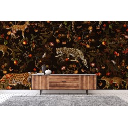 Leśny jaguar nocą