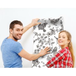 Ptaki wśród kwiatów