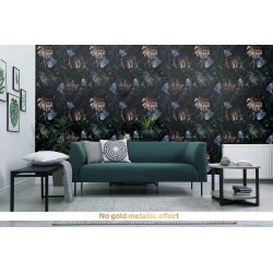Liście monstera i kwiat