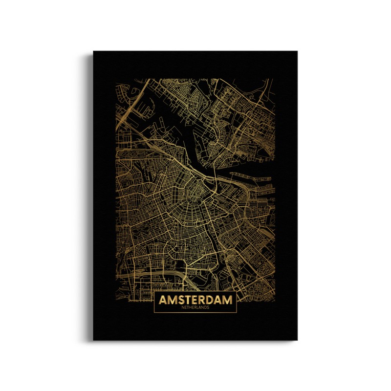Mapa Amsterdamu