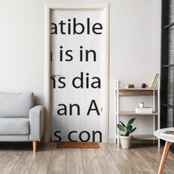 Naklejka na drzwi